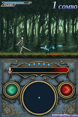 Claymore: Gingan no Majo screenshot 2 for Nintendo DS